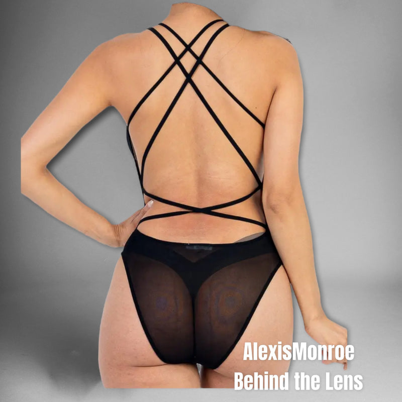 "Transparency " Backless Bodysuit - Boho Cowgirlz Boutique