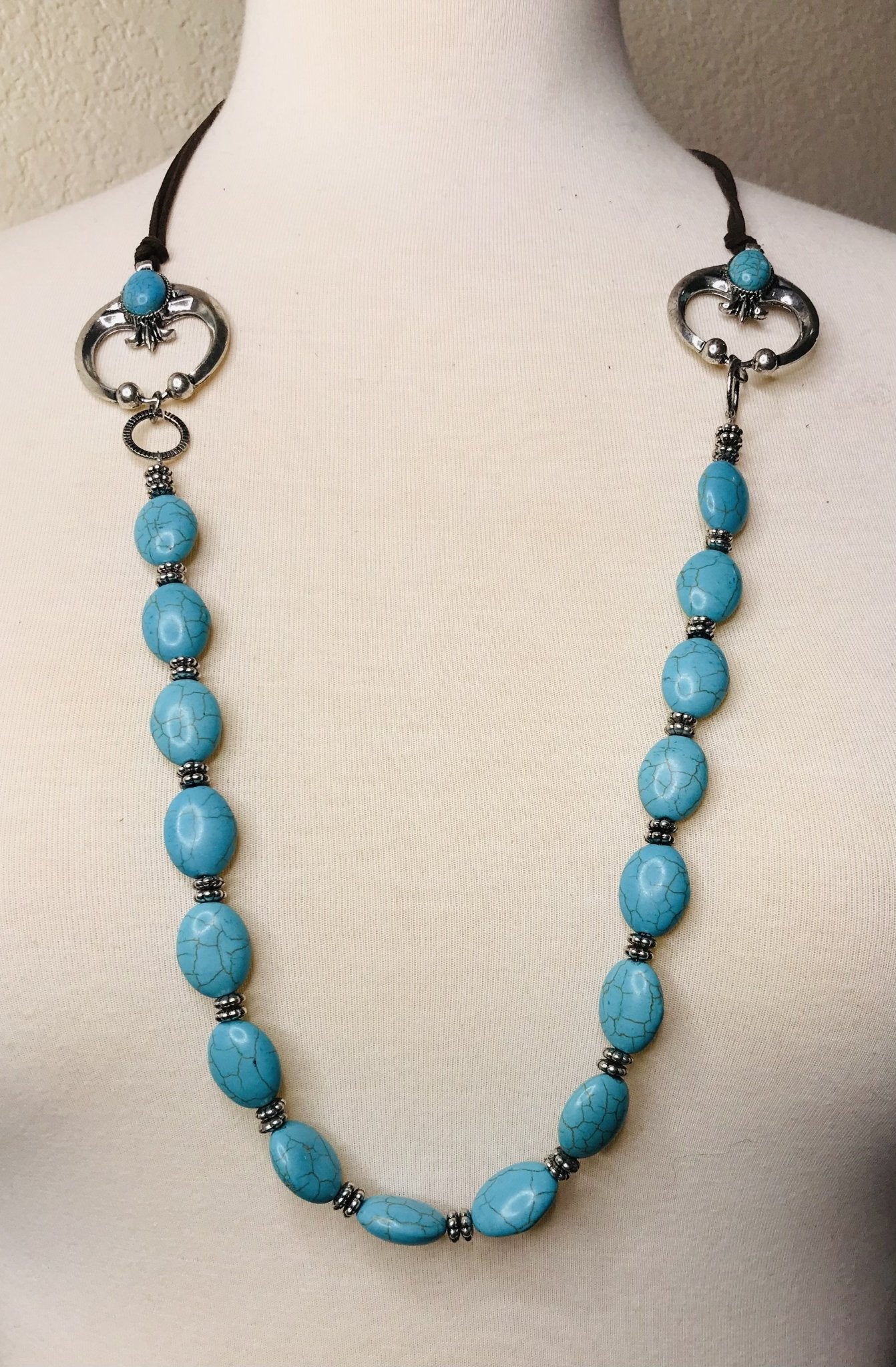 Turquoise Long Strand - Boho Cowgirlz Boutique