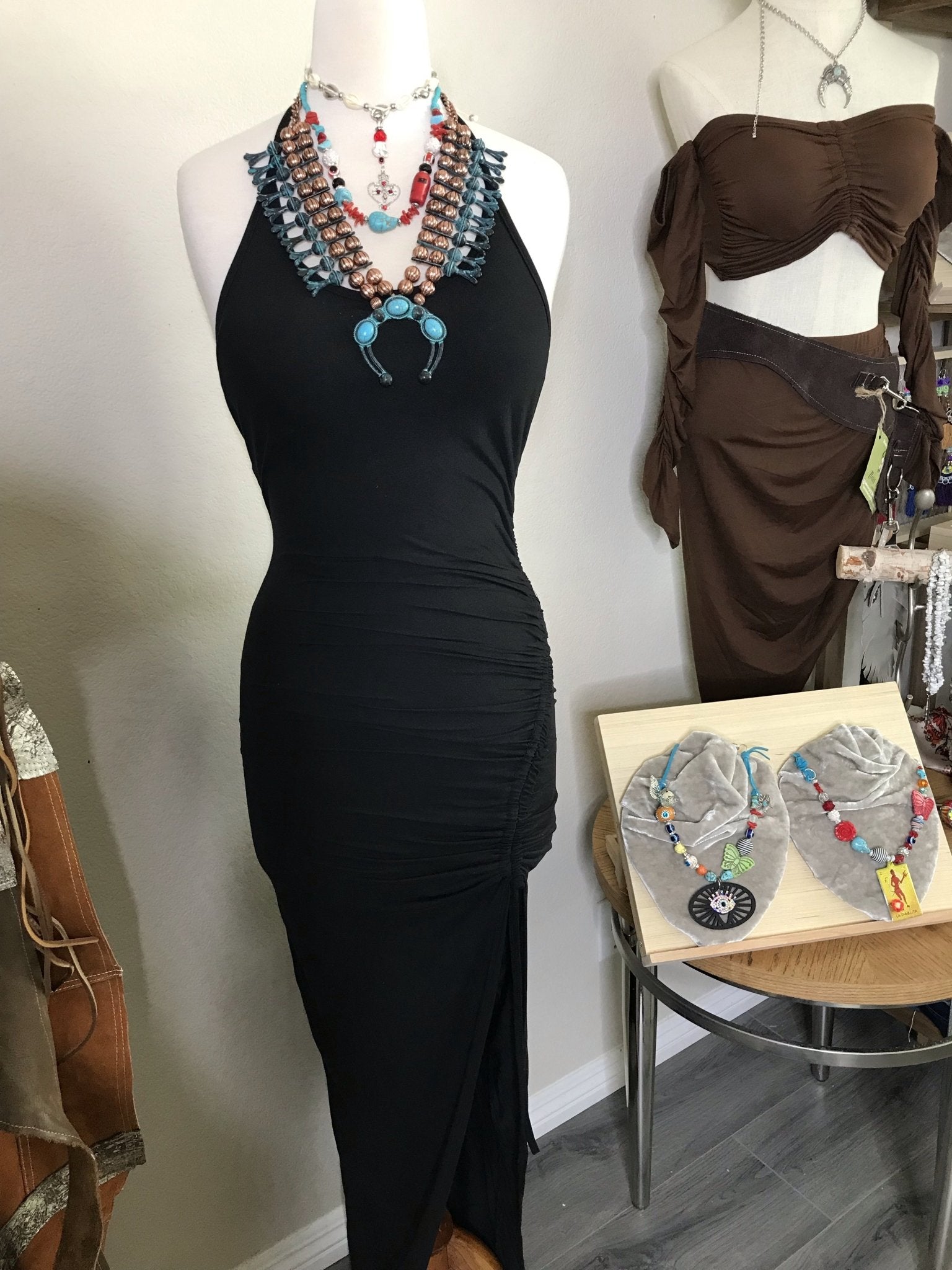 Yaz Midi Dress - Boho Cowgirlz Boutique