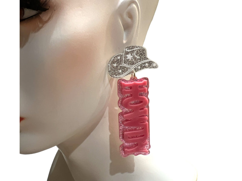 YEEHAW PINK RODEO Earrings - ALEXISMONROE DESIGNS